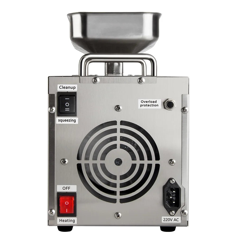 Top Quality Screw Oil Pressers Automatic Cold Press Oil Machine With Temperature Control