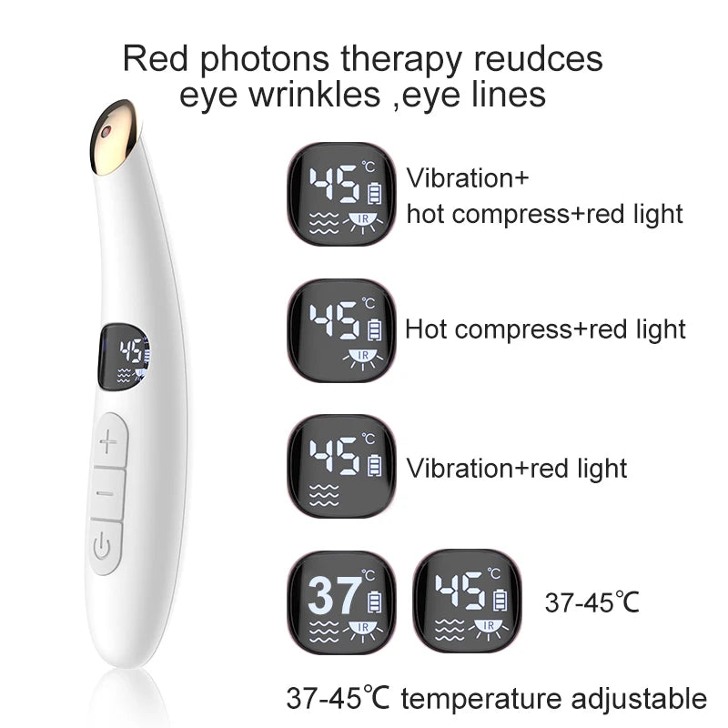 OEM ODM Hot Selling Multifunction Eye Care Beauty Massager Facial Eye Lifting Wand Under Eye Massage Device for Dark Circles