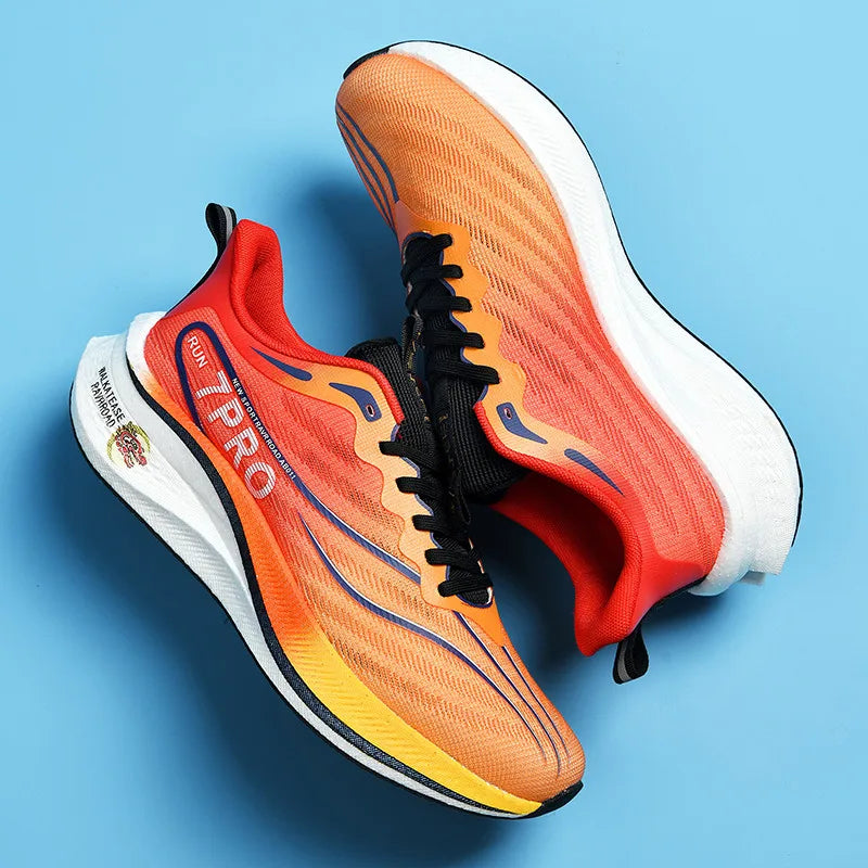 2025 NEW LEAO Comfortable New Carbon Plate Breathable Casual Fashionable Men's Lightweight Fly-knitting Sports Running Shoes