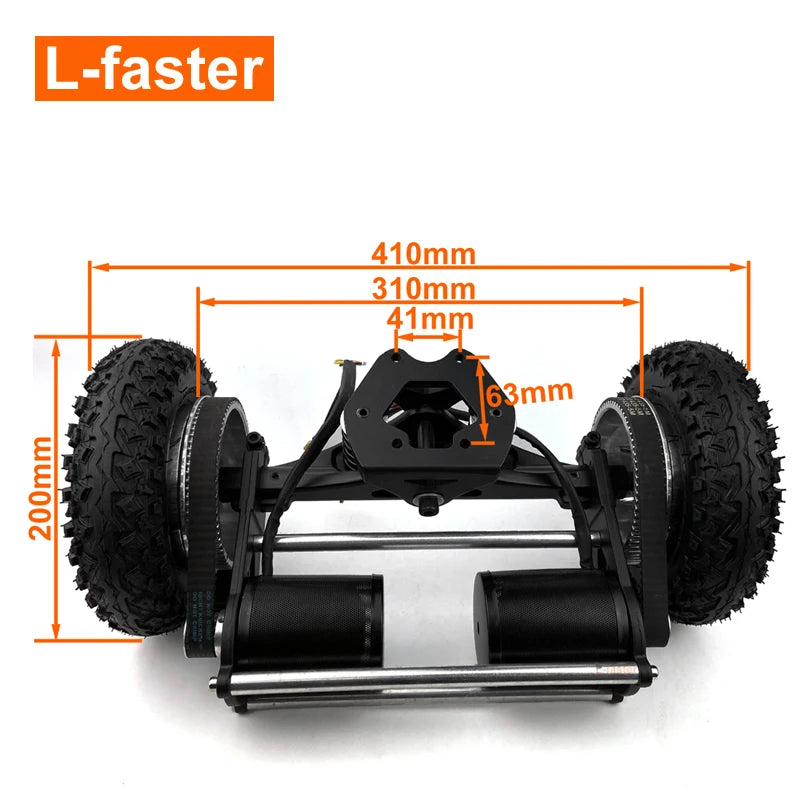 L-faster Electric Mountain Skateboard Components DIY Assemble All Terrain Skate Board With Children Like Parent-Child Activity