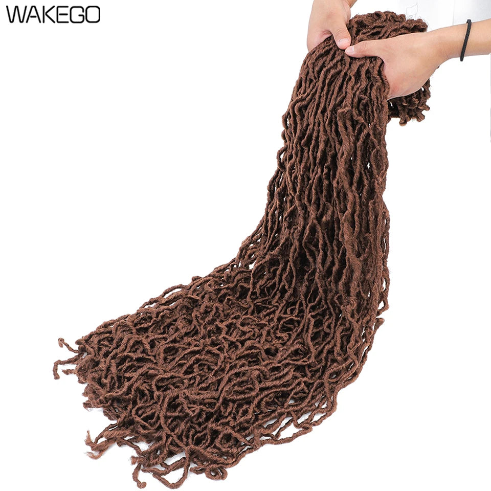 Top Faux Dreadlocks Extension 36 pulgadas Super Long New Faux Locks Crochet Braid Bouclé Pre Extended New Soft Locs Crochet Hair