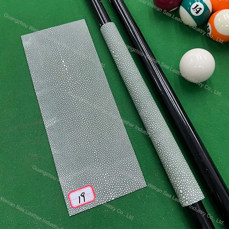 Genuine Cow Skin Pool Billiards Cue Grips Non-Slip Protective Sleeve Wrap with Different Print Pattern Genuine Leather Club Wrap