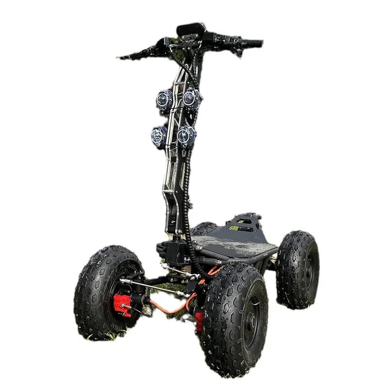 Four Wheel Drive Road ATV Beach Car Electric Scooter Off-Road Large High Power All Terrain Vehicle Foldable 500kg Load Capacity