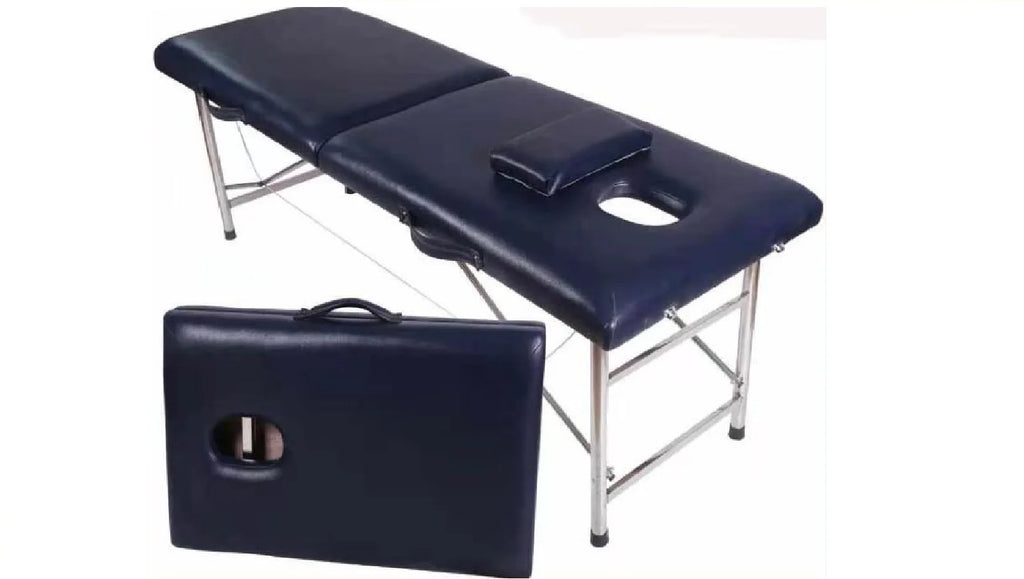 High Quality Portable Metal Folding Massage Table Modern Style Salon Hotel Bedroom Living Room Hospital Use Facial Application