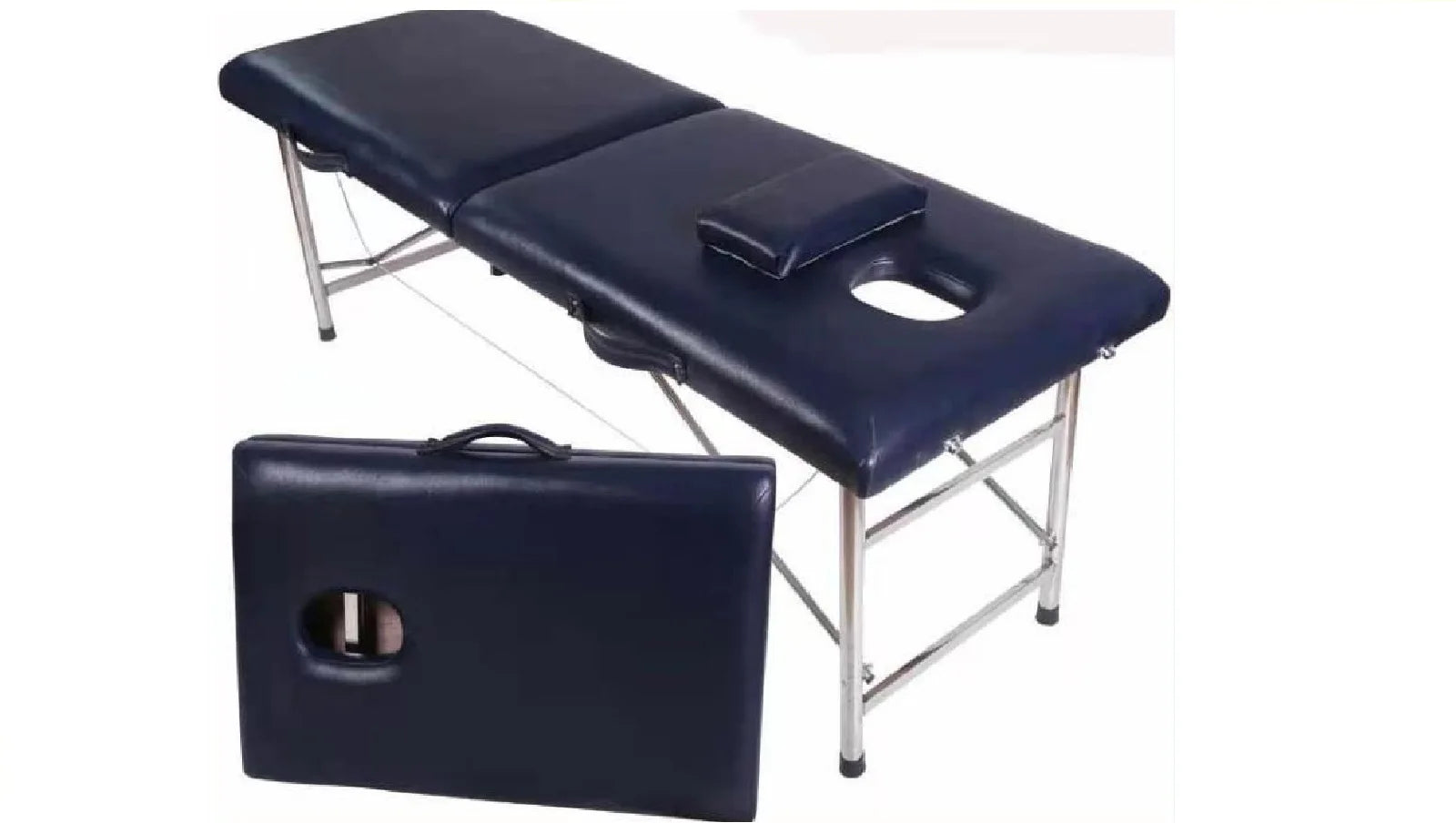 High Quality Portable Metal Folding Massage Table Modern Style Salon Hotel Bedroom Living Room Hospital Use Facial Application