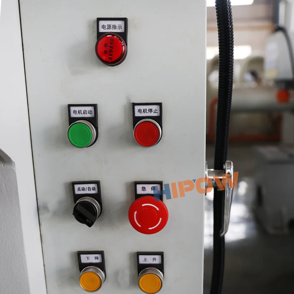 HIPOW Y41-5T Single Column Hydraulic Press 220/380/400/415V 50/60Hz 3kW 900mm Slide Stroke 5T Weight PLC Engine Bearings 1 Year