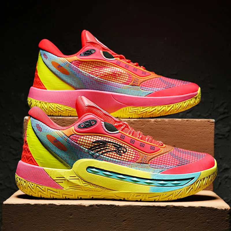 Brand Logo Customize Professional Men Eagle Design Outdoor Sports Sneakers Dark Night Glowing Mesh Women Boys Basketball Shoes