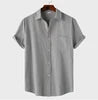 Liu Ming Custom Summer Men's Casual Short Sleeve Hawaiian Beach Shirts Breathable Cotton Button Design for Holidays Beach