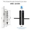 Tediton TTlock Outdoor Sliding Push and Pull Smart Lock Hotel Security Door Lock Smart Locks for Exterior Doors