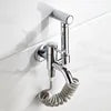 High Pressure Non Electric Eco-Friendly Easy Installation Modern Brass Wall-Mounted Bathroom Shower Bidet Toilet Dual