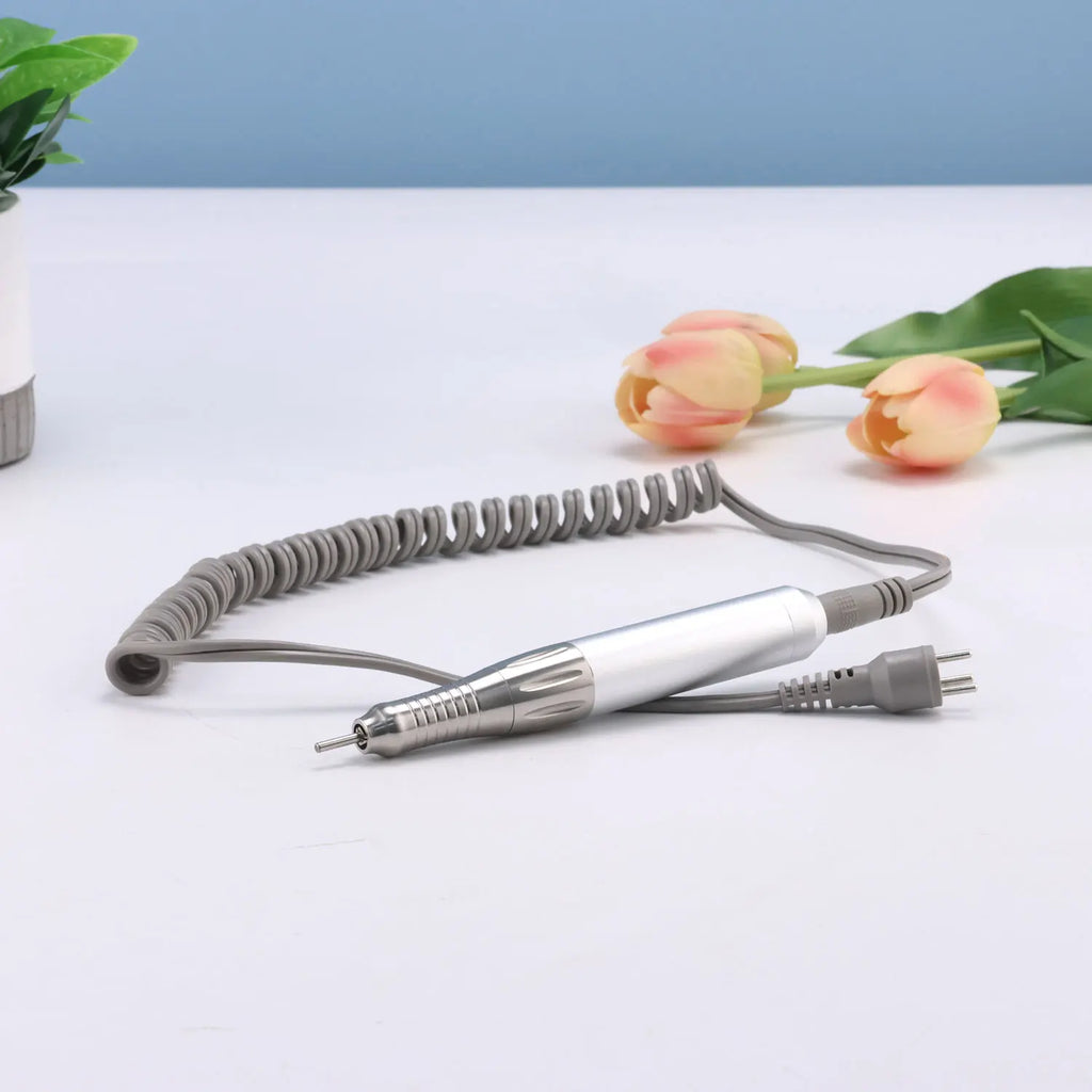 High Power 24V E-File Nail Driller Handpiece Quiet and Vibration-Free for Nail Polisher Accessories