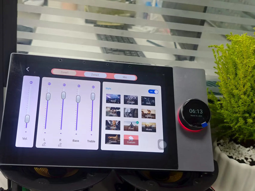 10 Inch TUYA Smart Whole House Background Music Host ZigBee Gateway  External Knob Factory Direct Sales