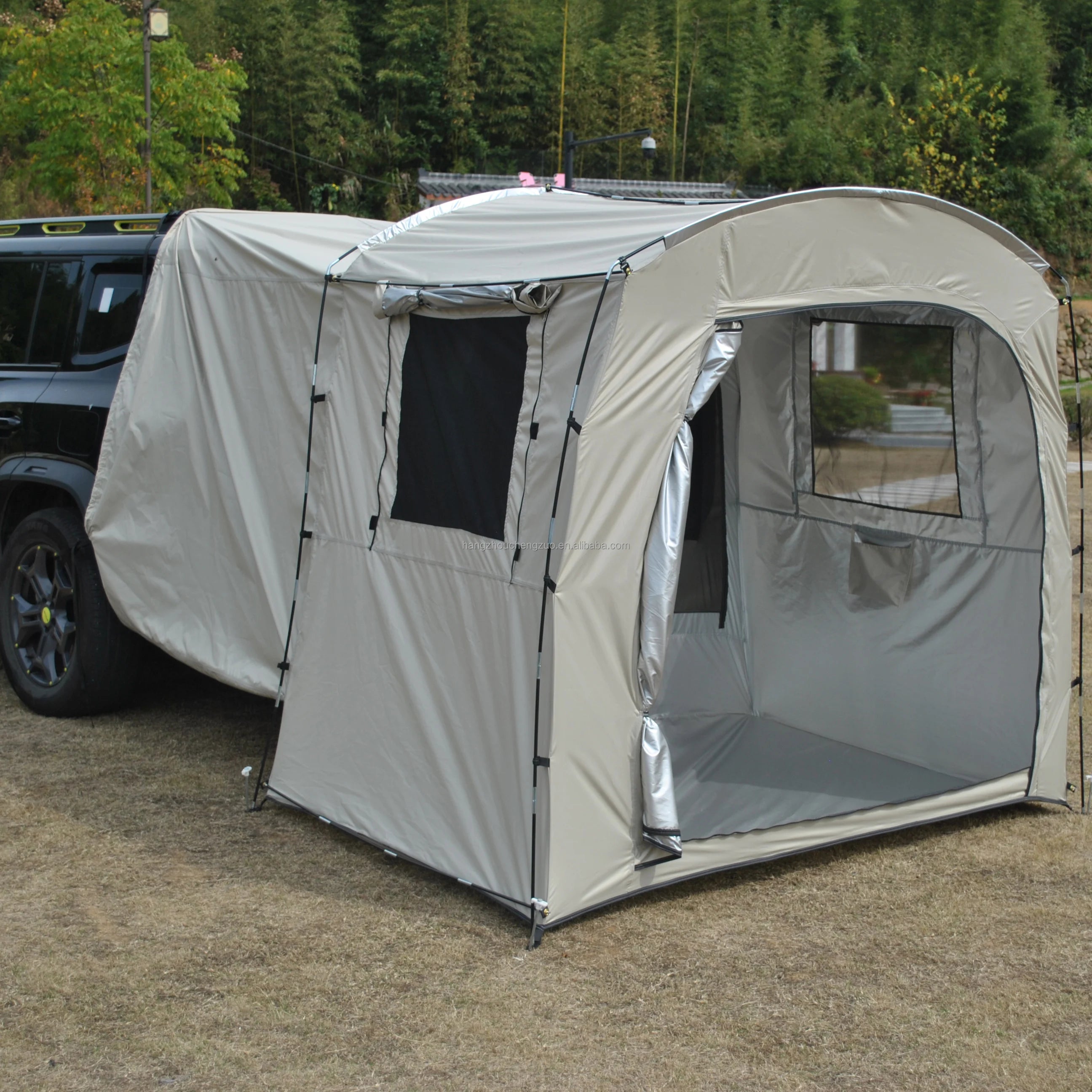 Car Rear Rest Tent Long-distance Driver's Tent 2/3 Person Car Tent, SUV Tailgate Tent, Car Hatchback Tent with Screen Window