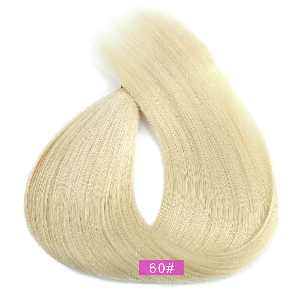 Factory Supply U Tip Hair Extensions 100% Natural Virgin Raw Hairs Customized Color U Tip Human Hair Extensions