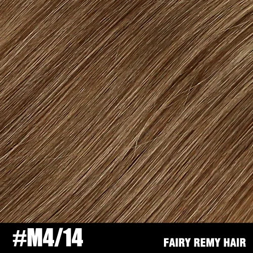 Fairy Remy Hair 20-22" Remy Keratin Flat Tip Human Hair Extensions Straight Capsules Natural Pre Bonded Hair 0.8g/Strand