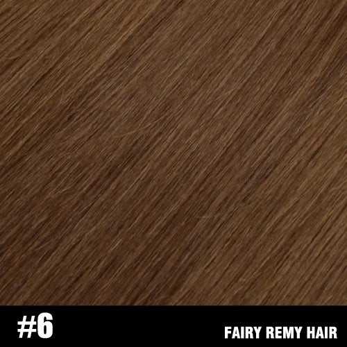 Fairy Remy Hair 20-22" Remy Keratin Flat Tip Human Hair Extensions Straight Capsules Natural Pre Bonded Hair 0.8g/Strand