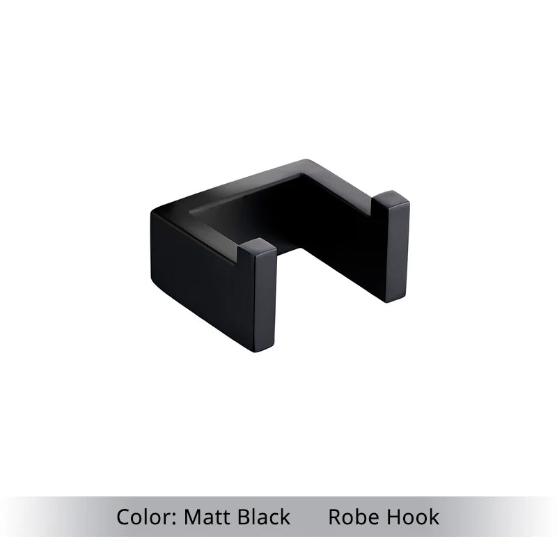 Toilet Paper Holder Towel Hooks Bathroom Accessories Kit Bar Stainless Steel Bedroom Metal Mounting Kitchen Bath Hardware Sets