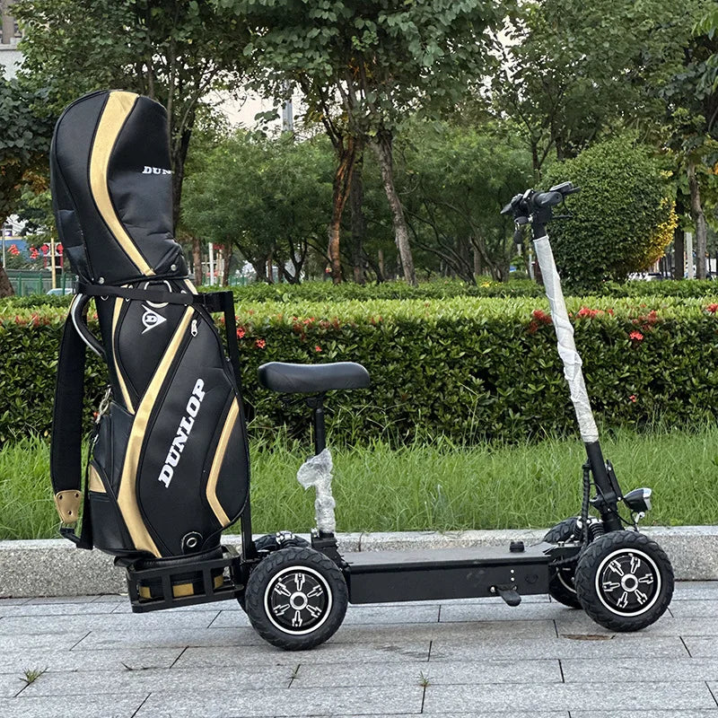 4 Wheel Dual Motors Drive Electric Scooter 4x4 Electric Vehicle Golf Cart