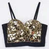 Factory Self-Selling Fashion Push up Breathable Sling Tube Top Beaded Glass Cover Crop Top