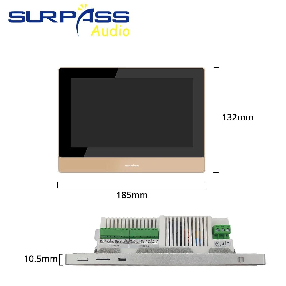 PW7820K+CR620 in Wall Amplifier With PA Ceiling Speaker Set Wireless Microphone Karaoke Stereo Home Theatre System
