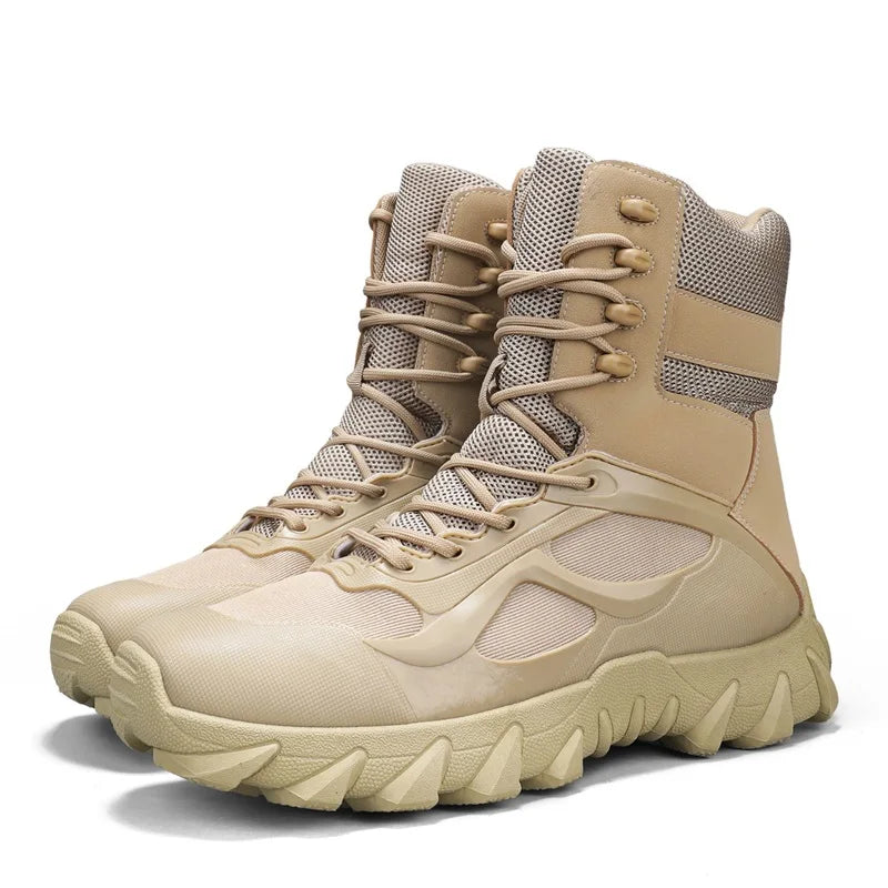 High Quality Outdoor High-Top Hiking Shoes Non-Slip Rubber Footwear Factory Price Sneakers and Boots