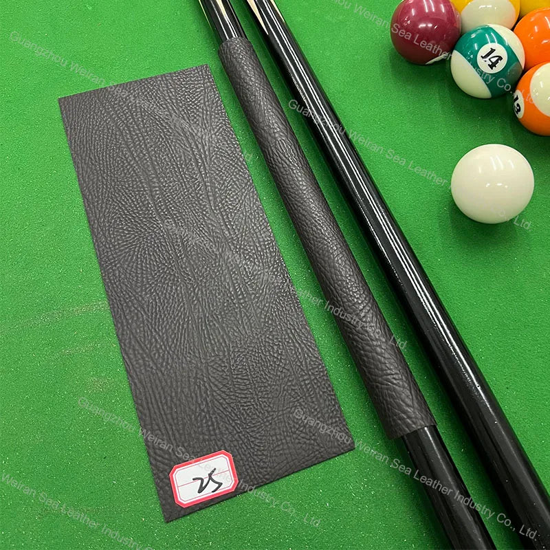 Genuine Cow Skin Pool Billiards Cue Grips Non-Slip Protective Sleeve Wrap with Different Print Pattern Genuine Leather Club Wrap