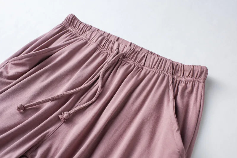 2026 Summer New Pajama Set Women's Modal Short Sleeve Shorts Two Piece Set Ladies Solid Loose Large T-shirt Homewear Women Shirt