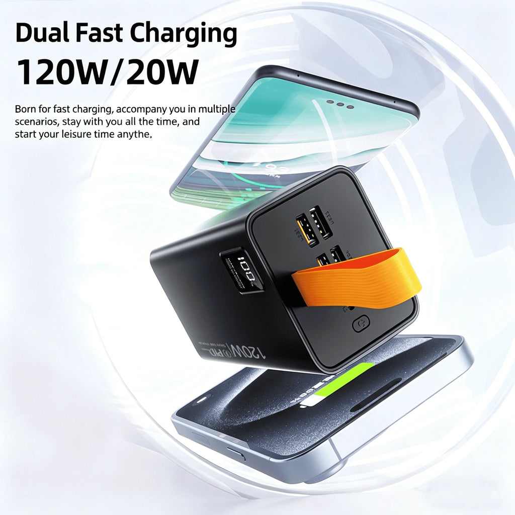 Best Selling Products LED Digital Display PD Fast Charge 60000mah Power Bank Portable Power Bank Battery