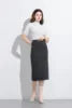 Women Fashion Professional Skirt Dress High-end Pencil Straight Office Lady Elegant Slim-fit Business Hip Midi Casual Skirt