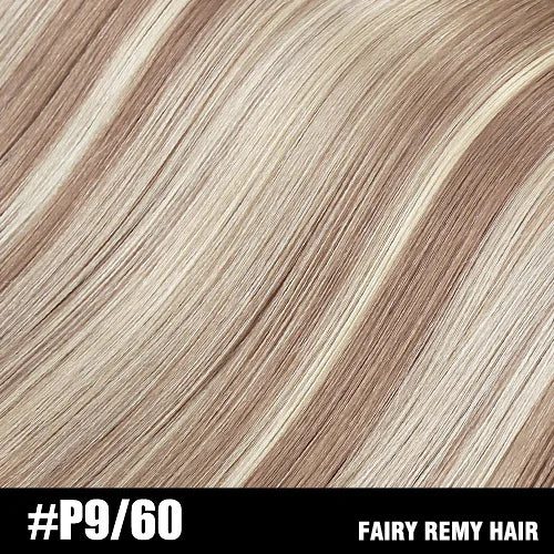 Fairy Remy Hair 20-22" Remy Keratin Flat Tip Human Hair Extensions Straight Capsules Natural Pre Bonded Hair 0.8g/Strand