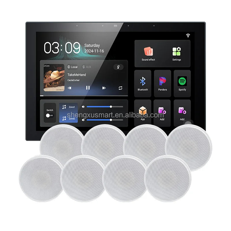10 Inch Android 11 for Smart Home Control Panel Wi-Fi Gateway Touch Panel Switch