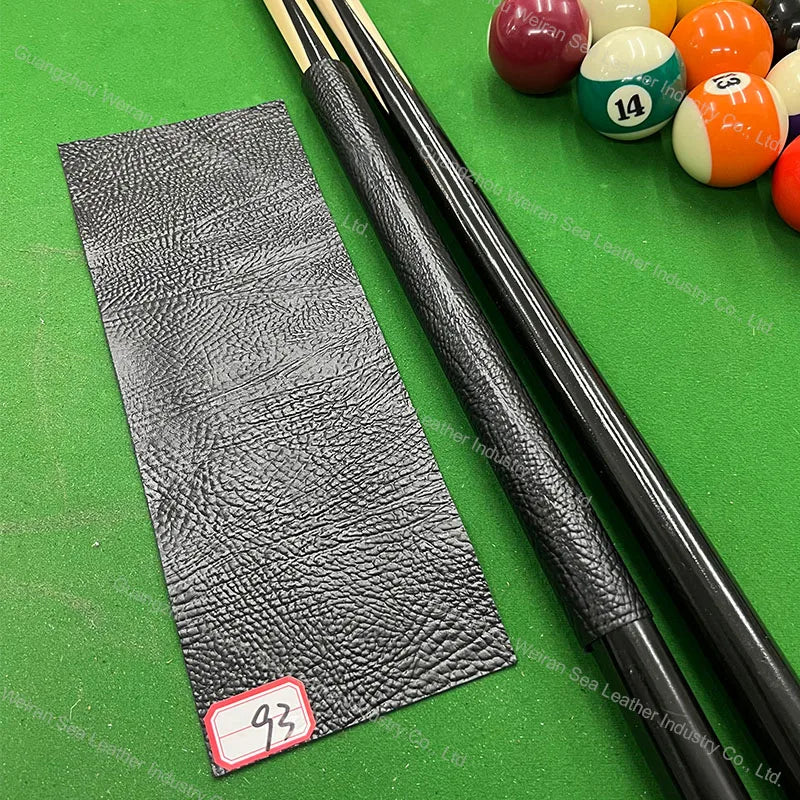 Genuine Cow Skin Pool Billiards Cue Grips Non-Slip Protective Sleeve Wrap with Different Print Pattern Genuine Leather Club Wrap