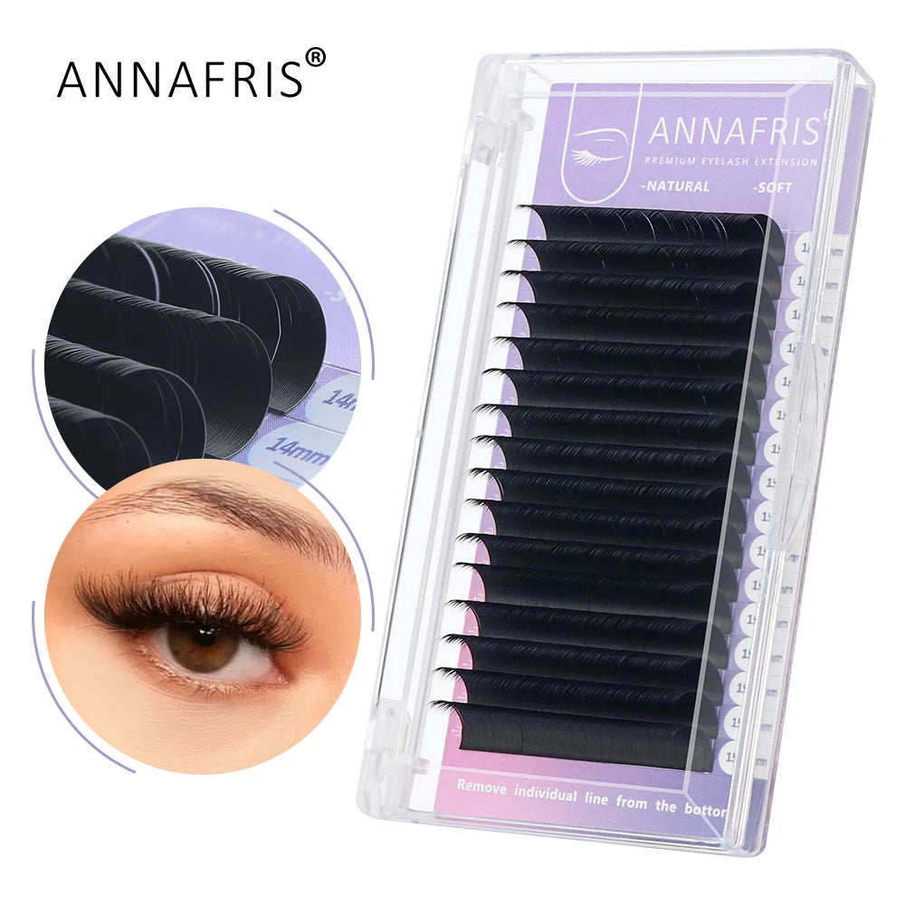 GAHAMACA Eyelash Extension 0.07mm C/D/L/LU Curl Lash 3dW-Shape Eyelashes Extension Natural Soft Premade False Lashes ﻿Wholesaled