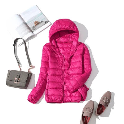 2025 New 90% Duck Down Jacket Women Autumn Winter Coat Lady Ultralight Down Jacket