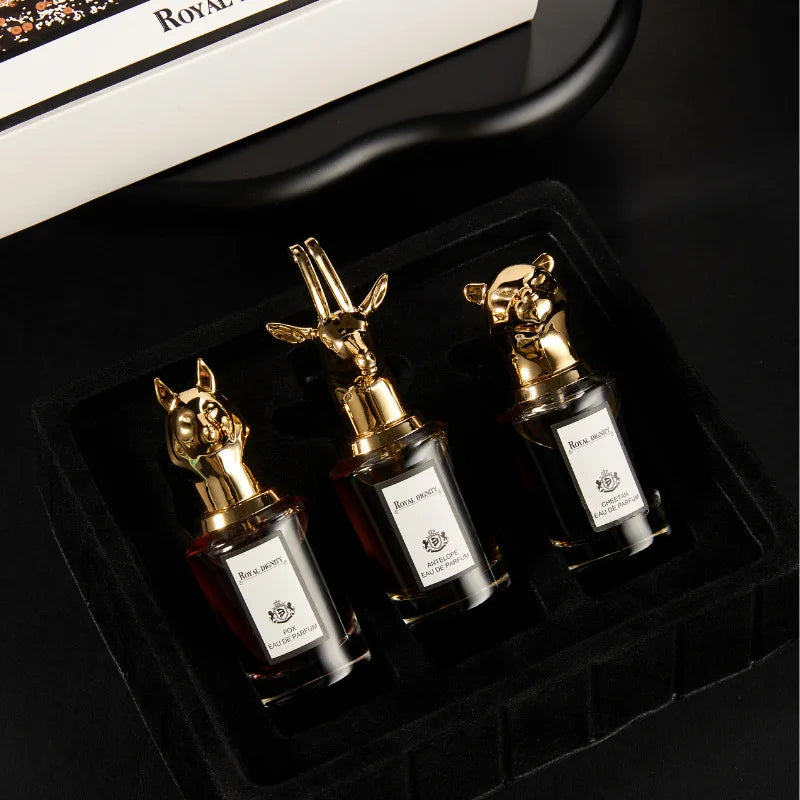 Men's Animal Head Perfume Gift Box SetPerfume Long Lasting Fragrance Exquisite Set