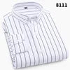 Men Fashion Spring Autumn New Style Printing Shirts Long Sleeve Lapel Collar Button Slim Tops Clothes Casual Shirt