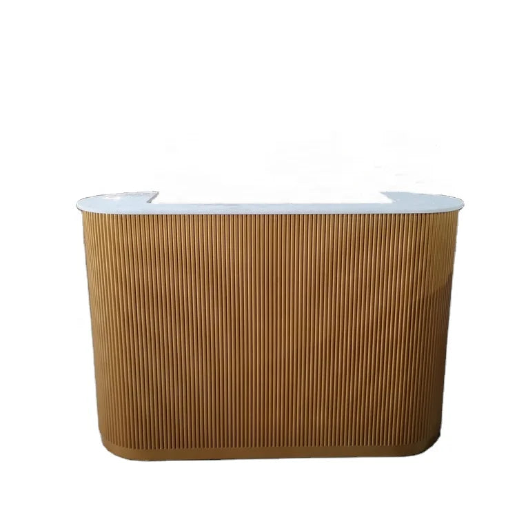 Kisen Beauty Salon Shop Hotel Office Pretty Small Place Cash Counter Boutique Front Desk Reception Table with LED Light