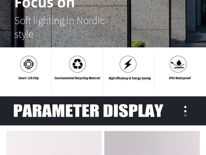 Outdoor LED Wall Lamp 6W 10W IP65 Waterproof Aluminum Wall Lights Porch Garden Fence Indoor Modern Nordic Sconce Lamps AC85-265V