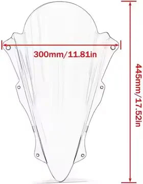 Motorcycle Windshield Wind Deflectors Shield Protector for for Kawasaki ZX-4R ZX-4RR 2023 ZX-25R 2020-2023