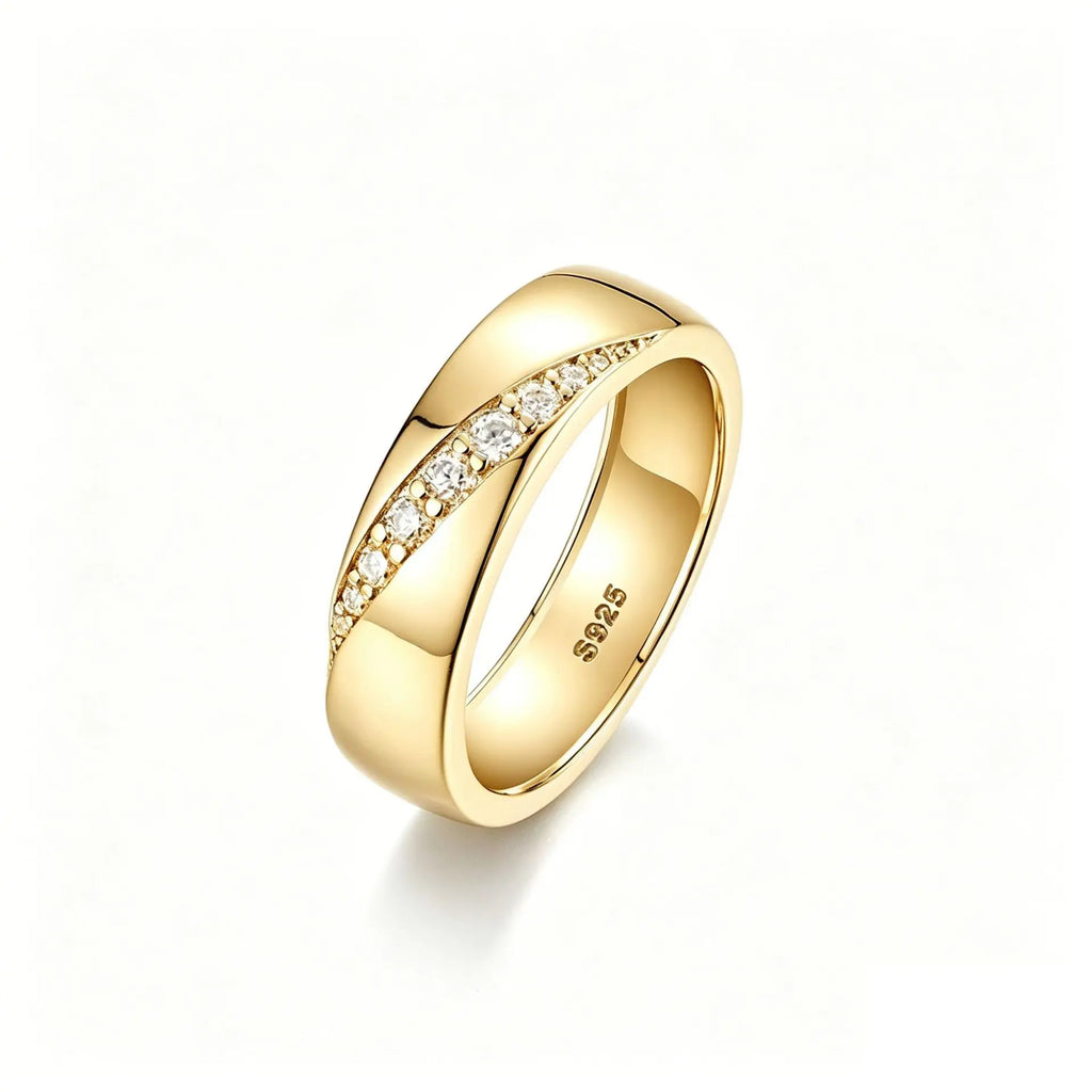9 Minimalist 925 Silver Non Tarnish Waterproof Jewelry Fine Micro Insert Moissanite Men's Rings with GRA Certification