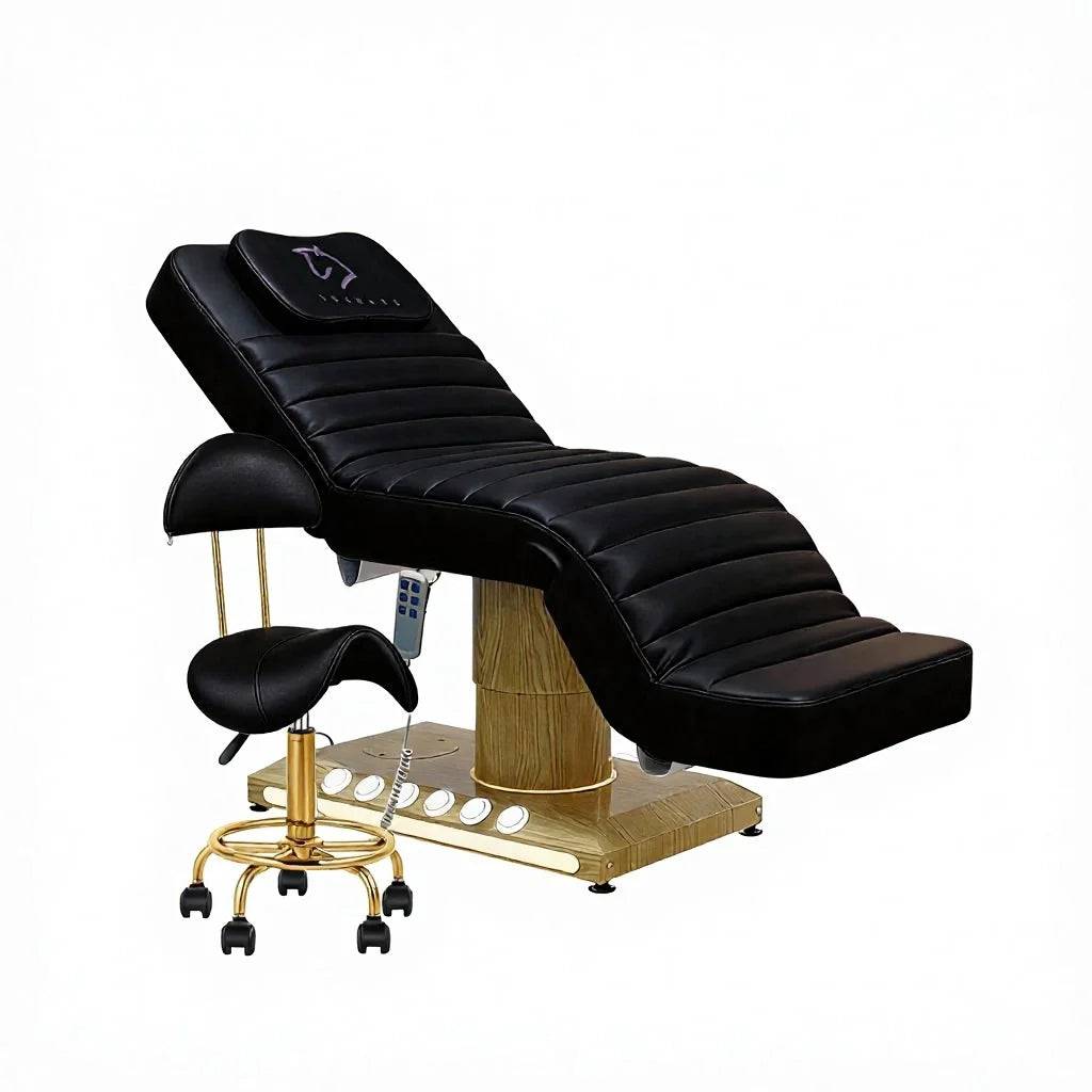 Luxury Electric Esthetician Massage Bed Salon Beauty Eyelash Extensions Facial Spa Bed for Beauty Salon Bed Applying Eyelashes
