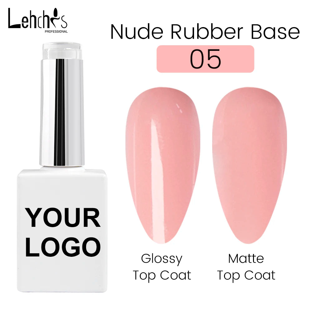 Lehchis 15ml Nude UV Gel Nail Polish Soak off French Nail Camouflage Base Halal Certified for Salon Art Use Customizable Logo