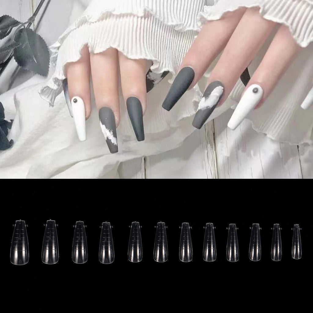 BNG Top Forms for Nails Dual Forms Nails Forms for Extension Full Cover Quick Building Gel Mold Tips Poly Nail Gel Mold