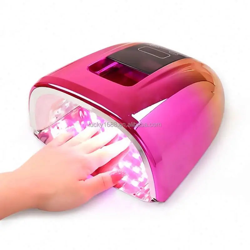 Low Custom MOQ NEW 90W Cordless Nail Dryer Rechargeable Professional Gel UV LED Nail Lamp