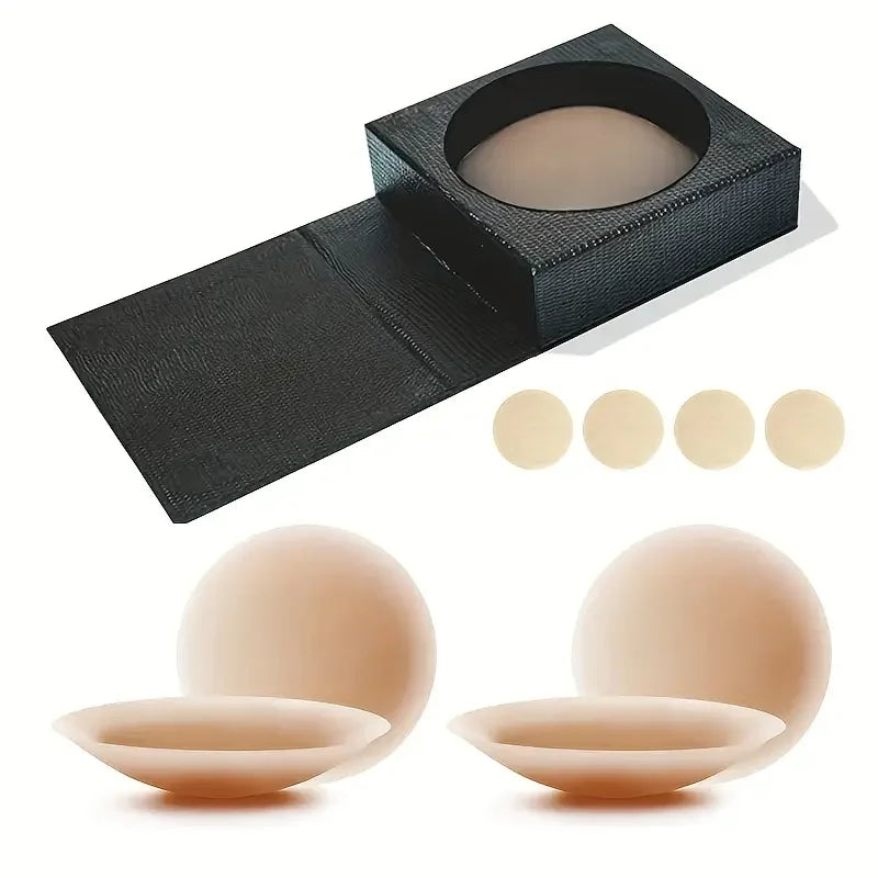 8CM Silicone Waterproof Breathable Matte Invisible Adhesive Nipple Covers & Pasties