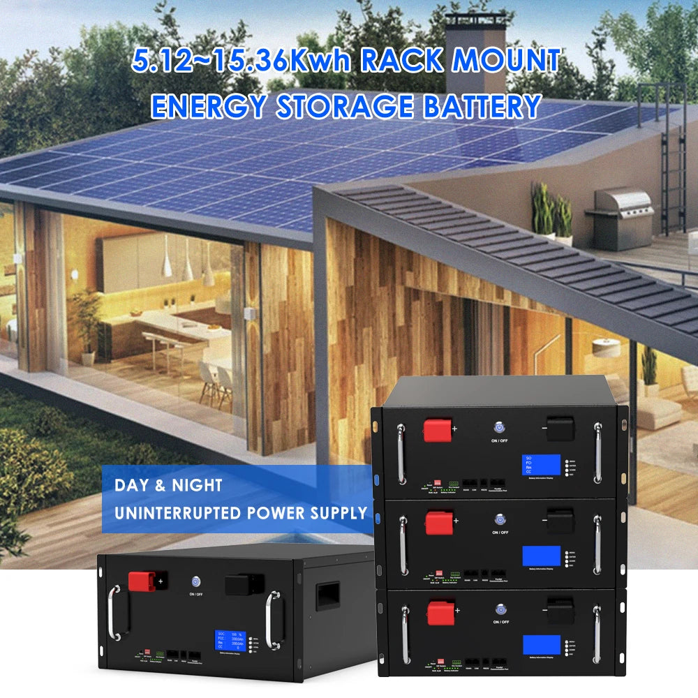 Factory Sale 24V 200Ah Lithium Storage Battery 5Kwh Rack-Mounted 25.6V Lithium Iron Phosphate Akku LifePO4 Battery