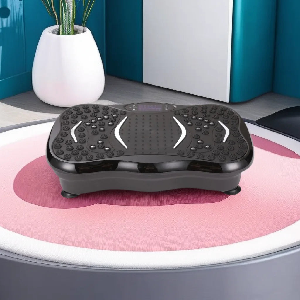 Unisex Whole Body Workout Massager Machine Vibration Platform Plate Fitness Equipment ABS Material Vertical Type Home Use
