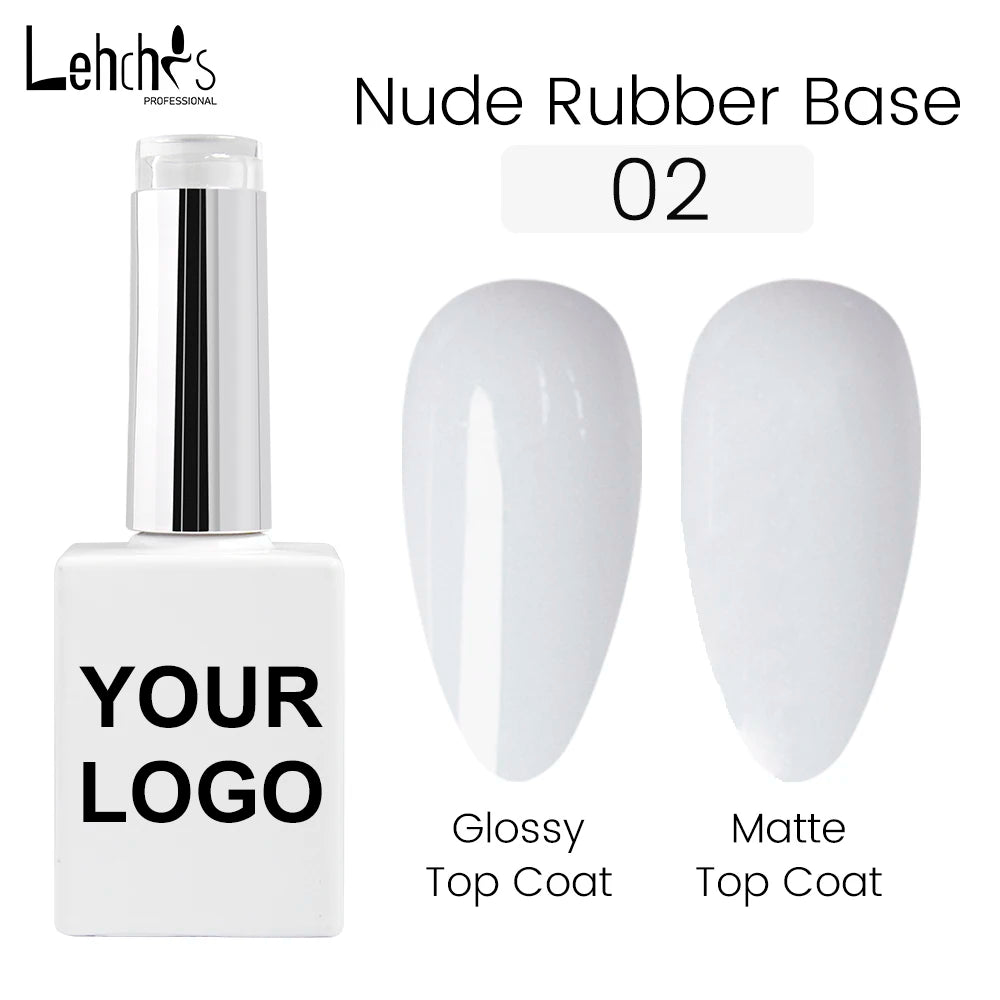 Lehchis 15ml Nude UV Gel Nail Polish Soak off French Nail Camouflage Base Halal Certified for Salon Art Use Customizable Logo