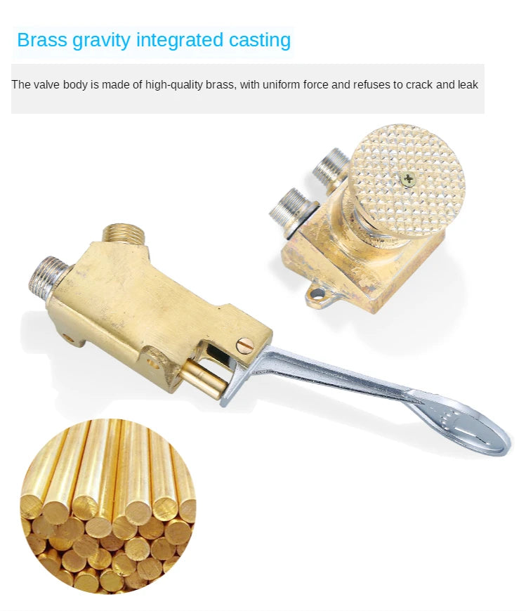 Foot-operated Faucet Brass Hospital Laboratory Food Factory Basin Foot Valve Single Cold Foot Faucet  Kichen  Water Faucet