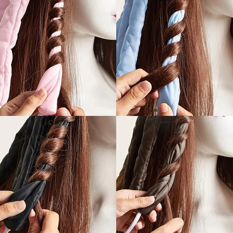 SENKA Heatless Curling Rod Headband Portable No Heat Hair Curler Headband Silk Heatless Hair Curler
